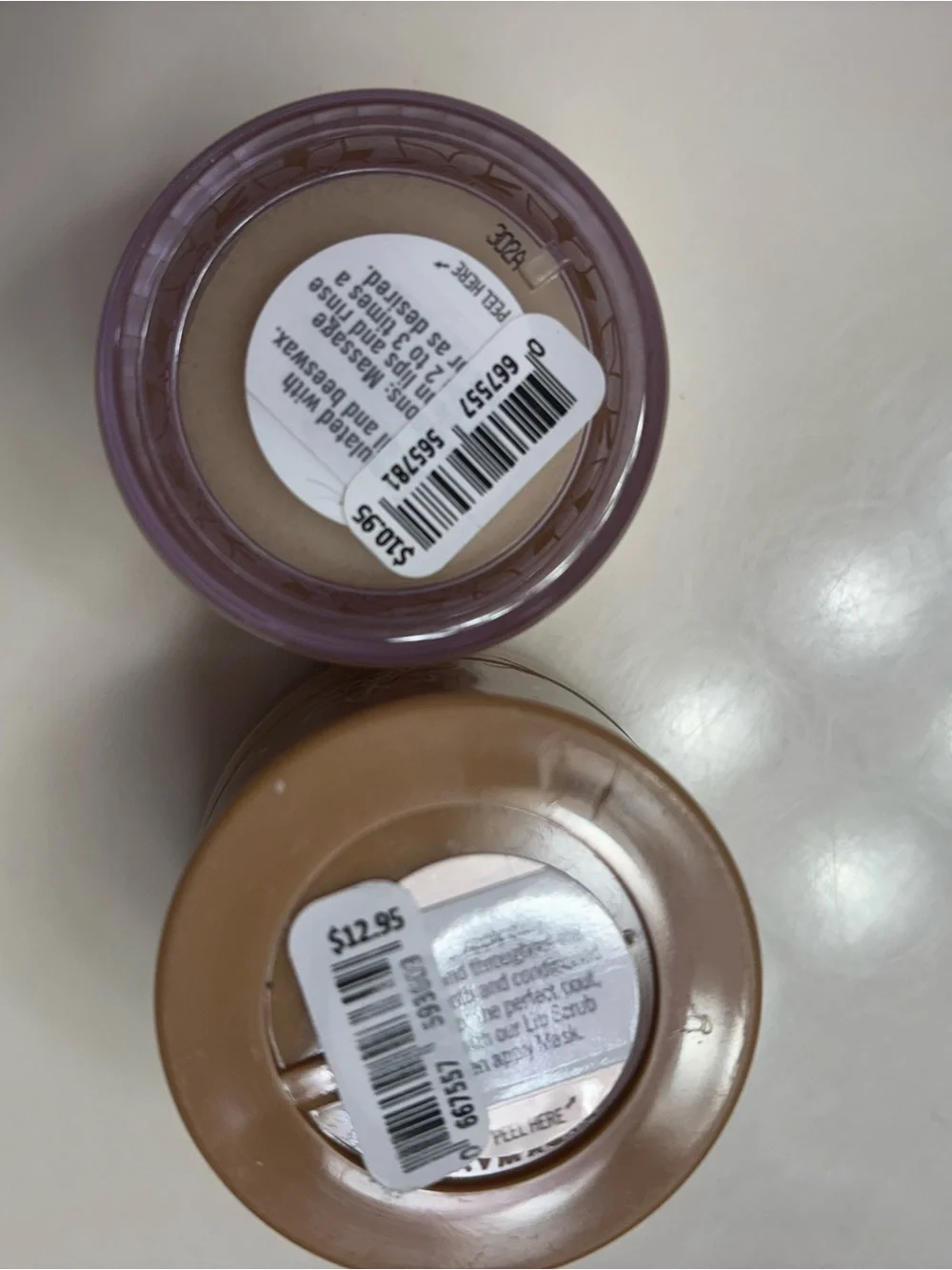 New bath and body lip mask and scrub